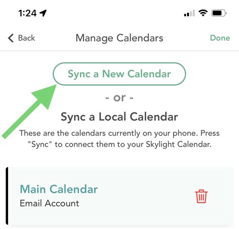 Skylight Calendar Sync